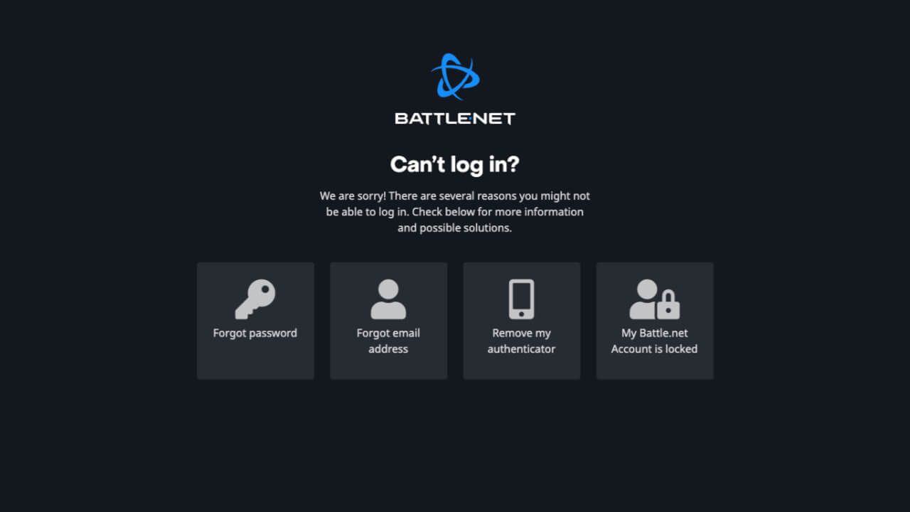 New landing page for our Account Recovery service