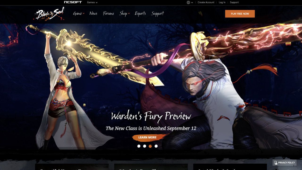 Landing page banner populated by a custom CMS