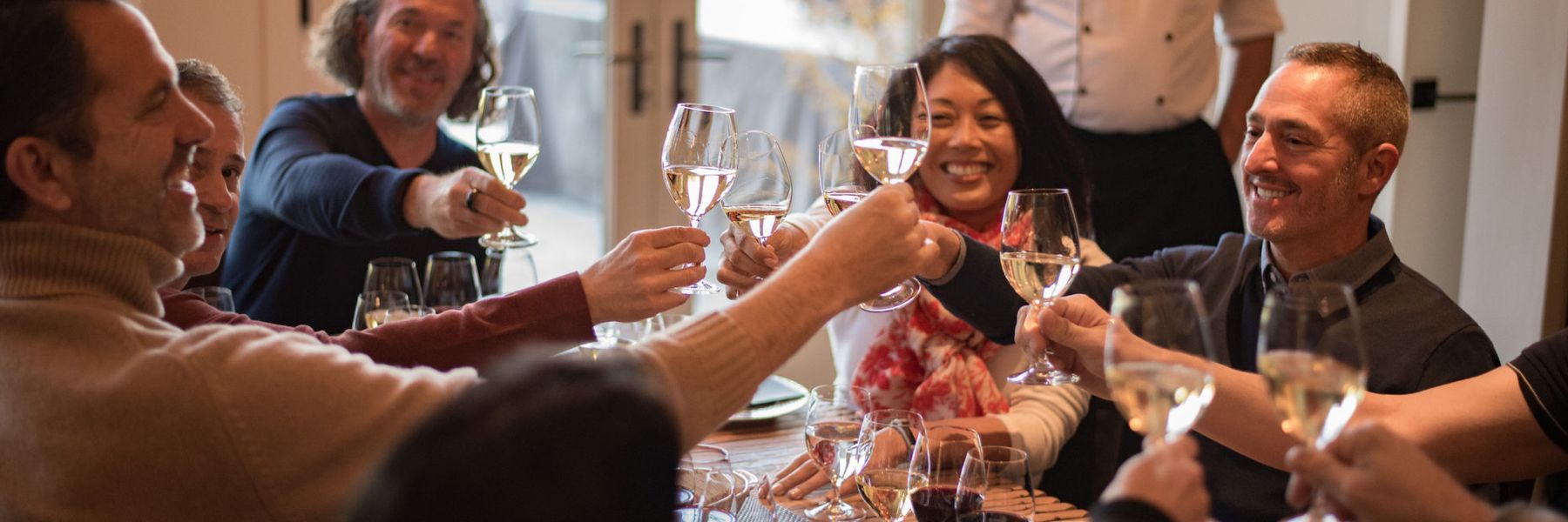 Hestan Estate Wine Club members tasting.
