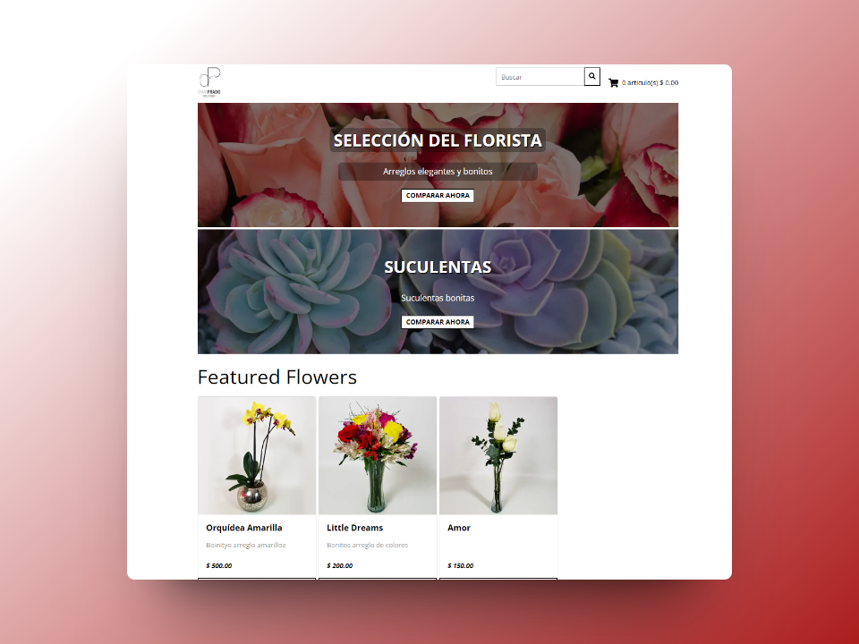 project-OP Flroal Design Ecommerce
