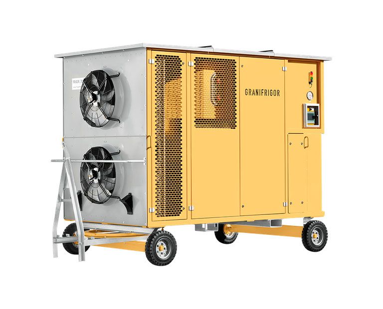 Chilling grain in tropical climates