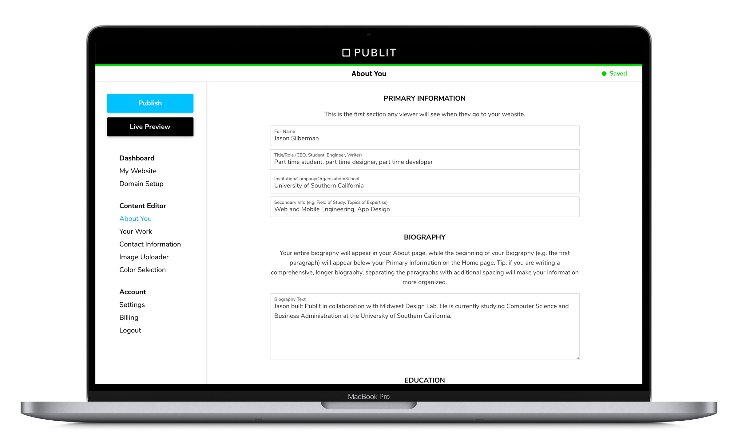 Publit Editor