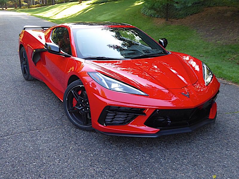2020 Chevrolet Corvette front three quarter ・  Photo by Ron Sessions
