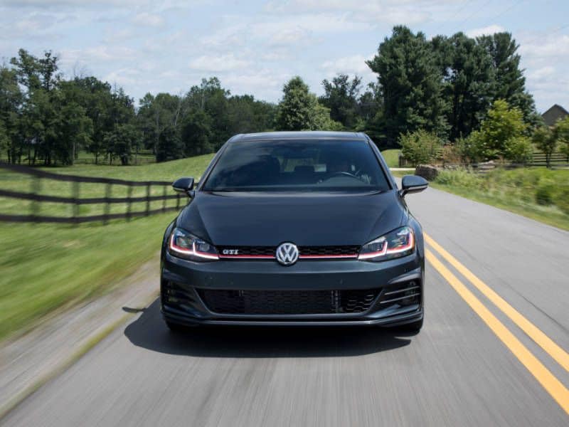 2018 Golf GTI front ・  Photo by Volkswagen 