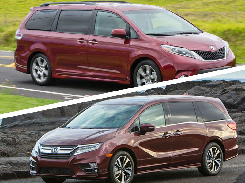 2018 Toyota Sienna vs Honday Odyssey 