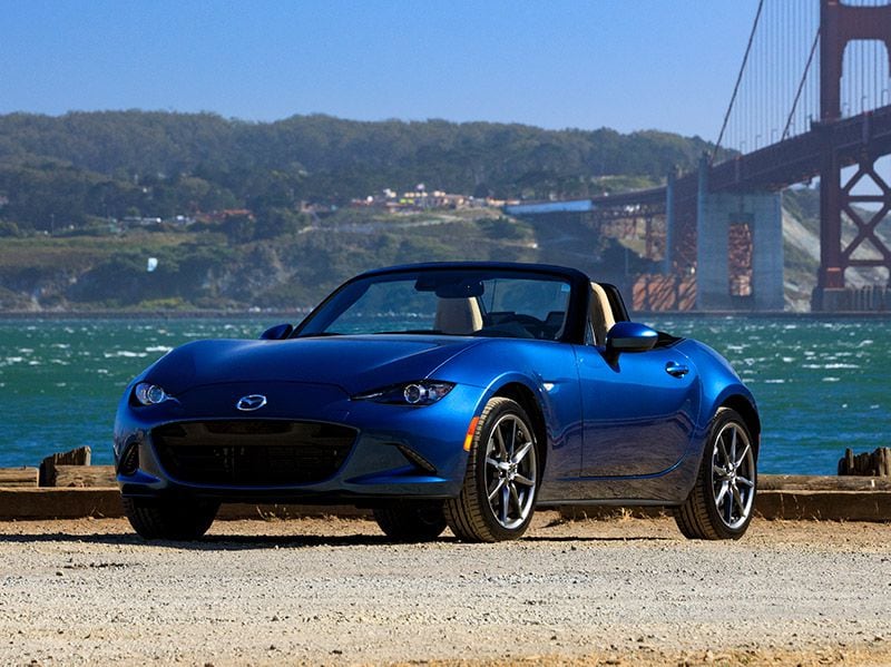 2019 Mazda MX 5 Miata front three quarter ・  Photo by Mazda 
