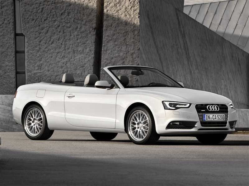 audi a5 white convertible 