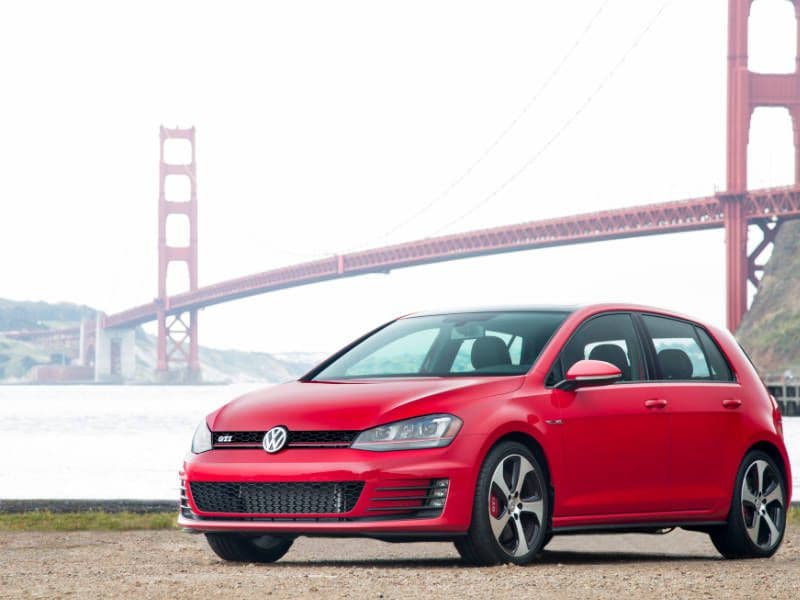 2016 VW Golf GTI Hero Bridge ・  Photo by Volkswagen 