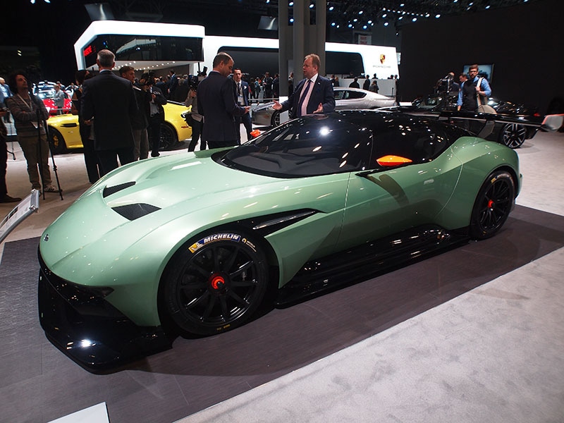 2016 Aston Martin Vulcan at the 2015 New York International Auto Show ・  Photo by Megan Green