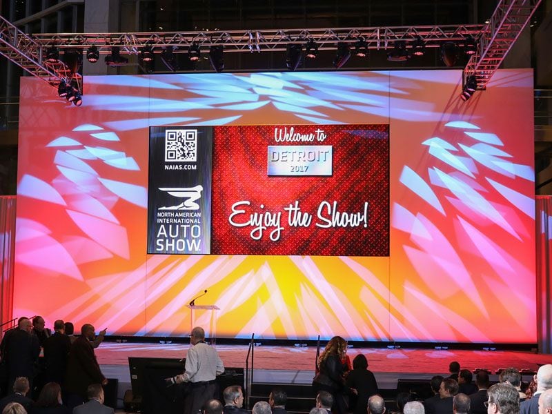 Opening day at NAIAS ・  Photo by North American International Auto Show