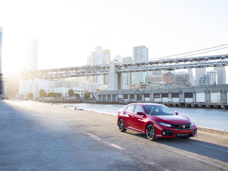2018 Honda Civic Hatchback hero ・  Photo by Honda 