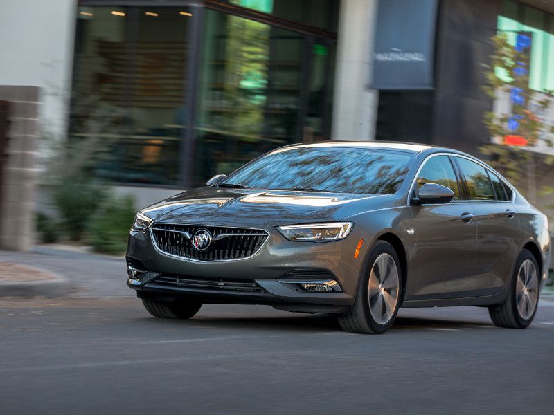 2018 Buick Regal Sportback driving city ・  Photo by Buick 