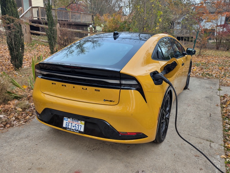 2026 Toyota Prius Plug-in Hybrid Nightshade Edition ・  Photo by Brady Holt