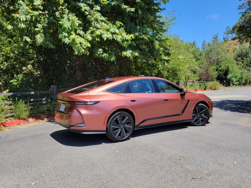 2026 Lexus ES 500e ・  Photo by Ron Sessions