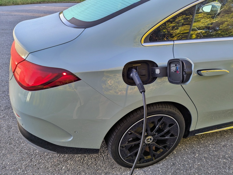 2027 Mercedes-Benz CLA 250+ electric sedan ・  Photo by Brady Holt