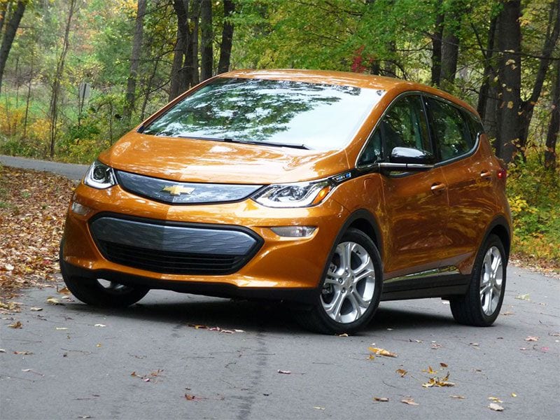 2017 Chevrolet Bolt exterior front angle by Ron Sessions ・  Photo by Ron Sessions