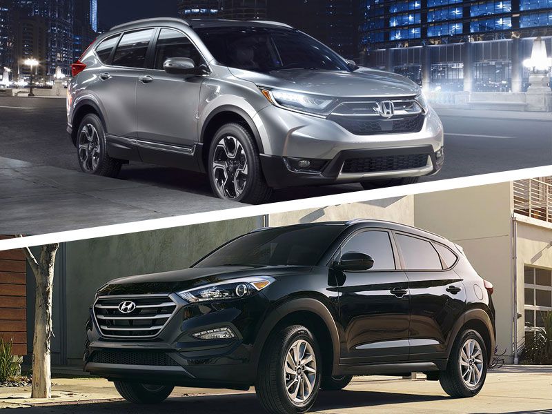 2017 Honda CR V vs Hyundai Tucson 