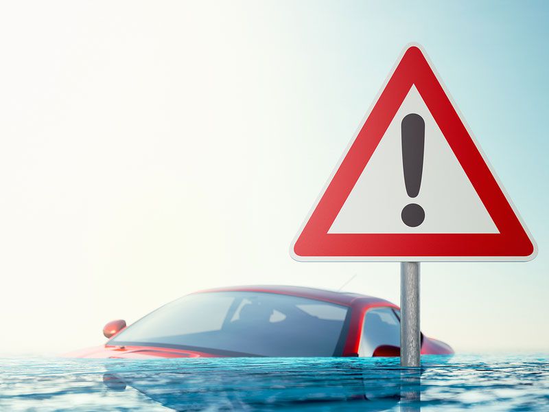 bigstock  flood damaged car 