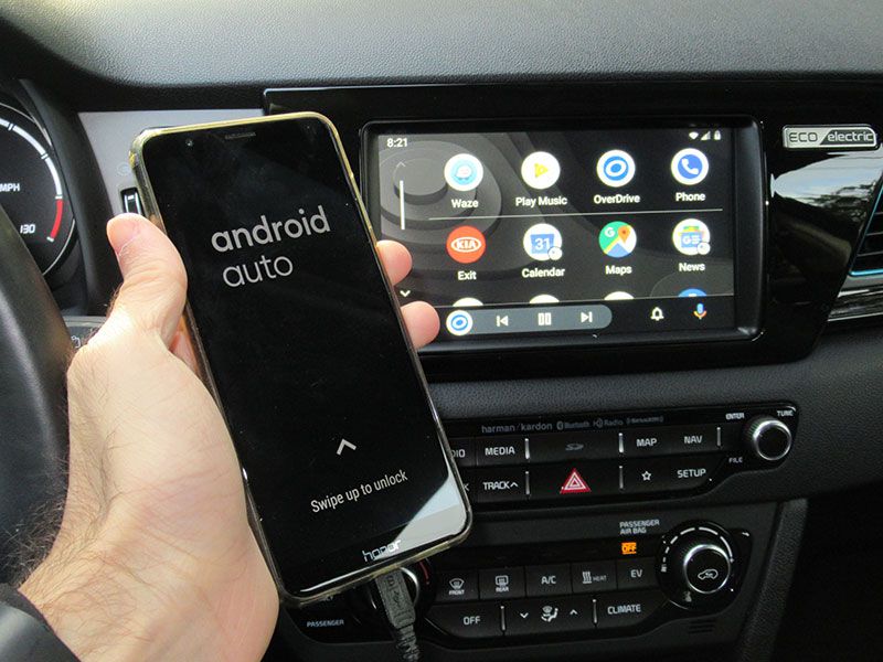 2020 Android Auto home screen 01 ・  Photo by Brady Holt