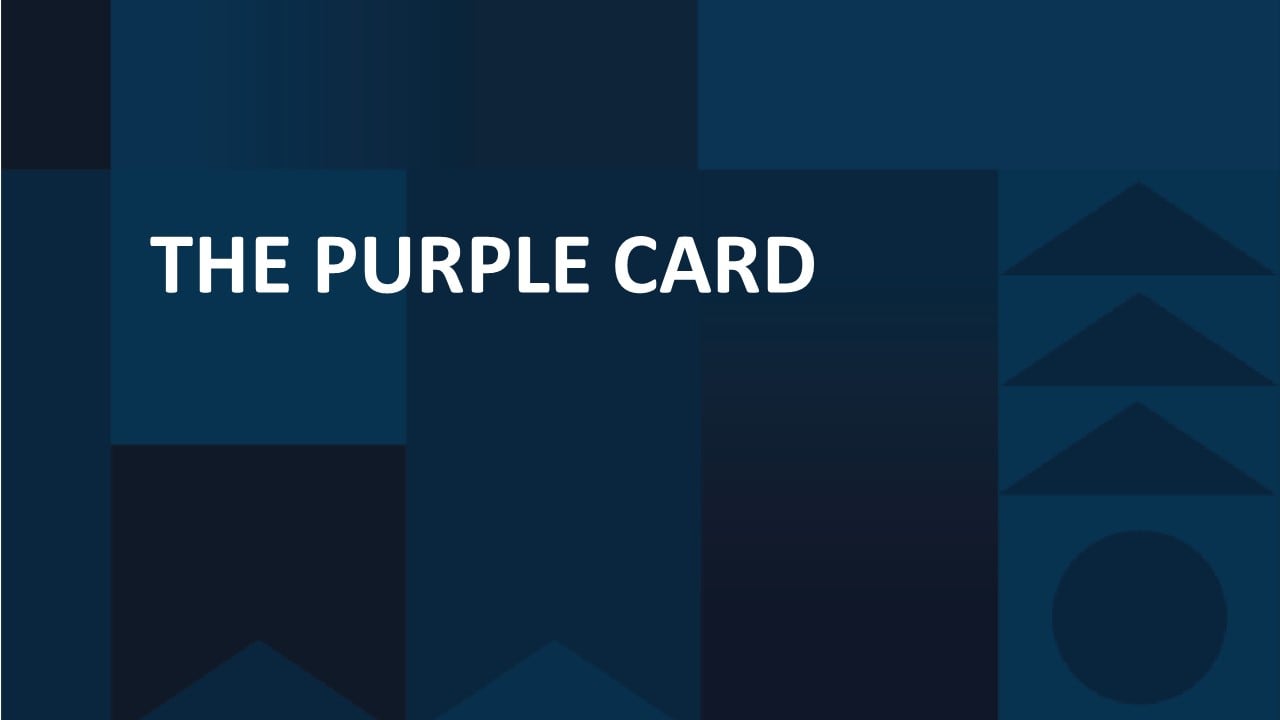The Purple Card