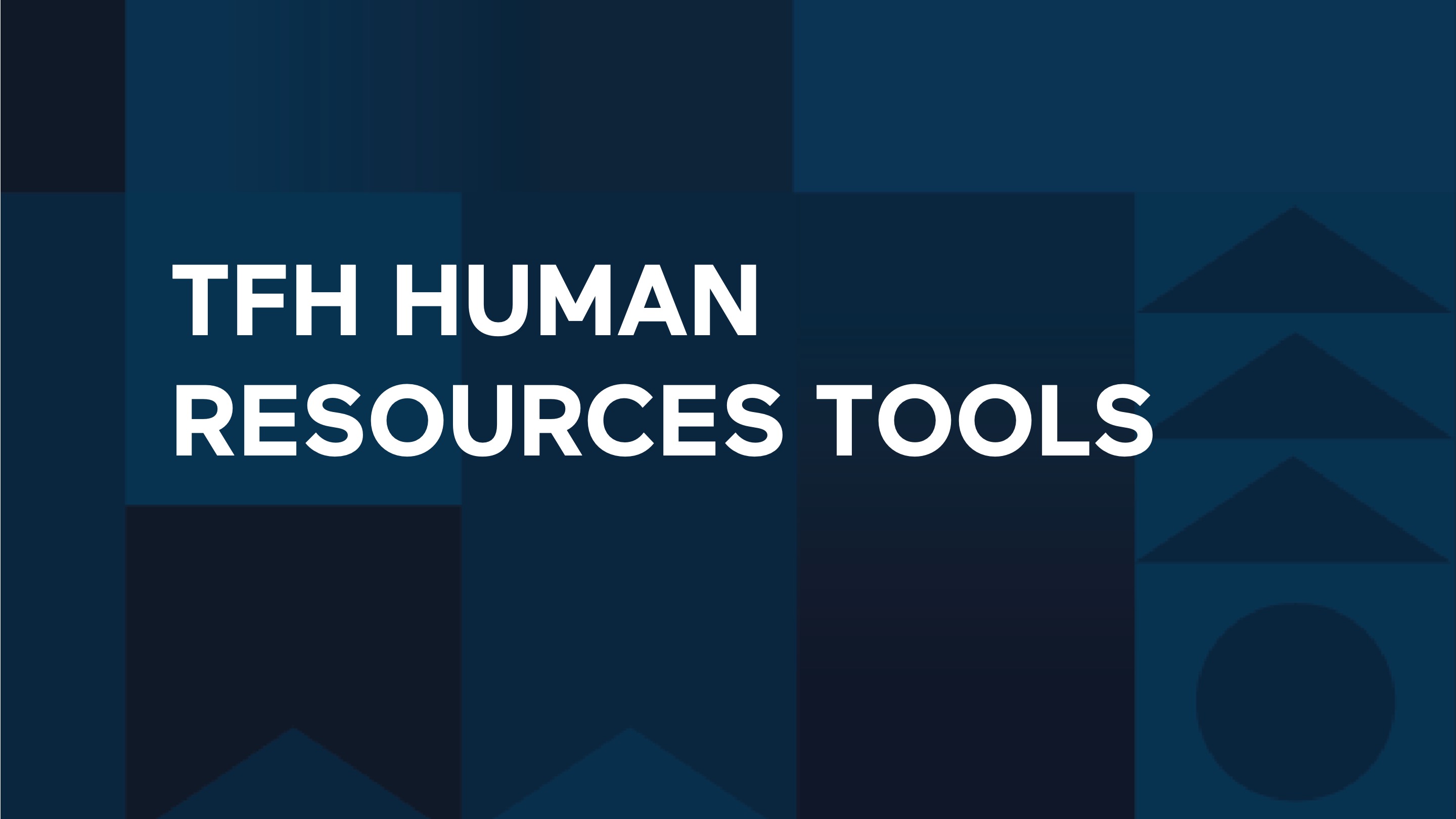 Human Resources Tools