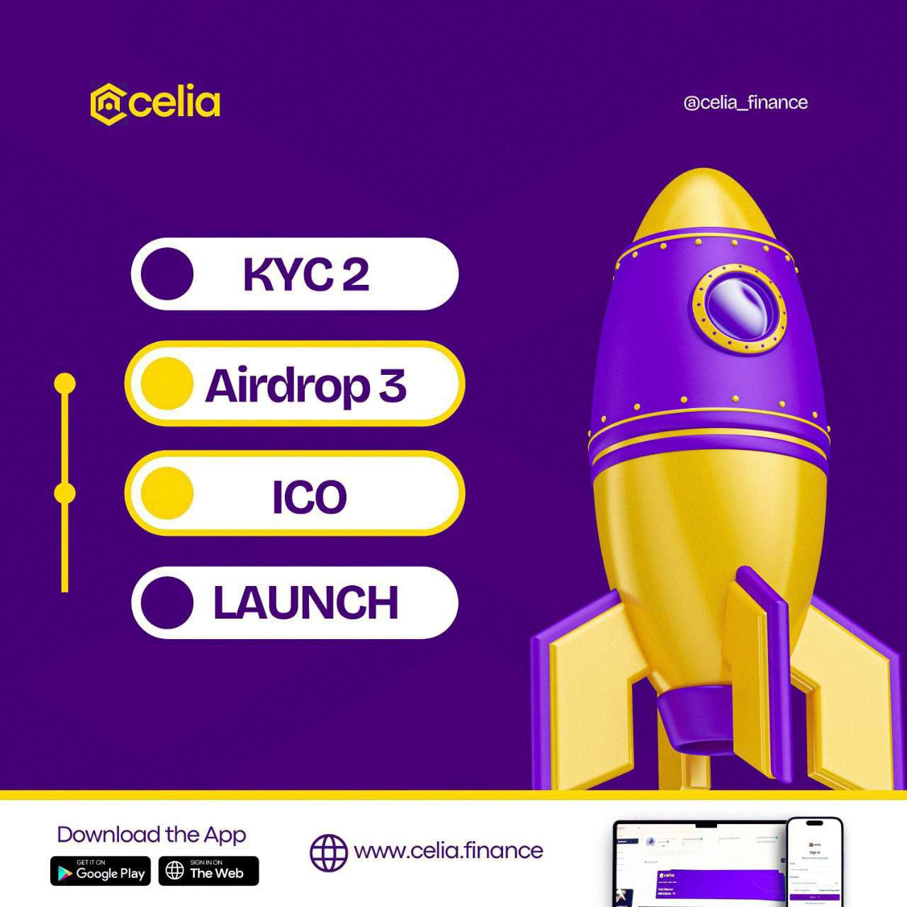 CELIA AIRDROP UPDATE - PRESALE IS LIVE