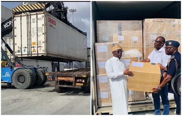 Some of the shipment from Global fund to Ghana, cleared