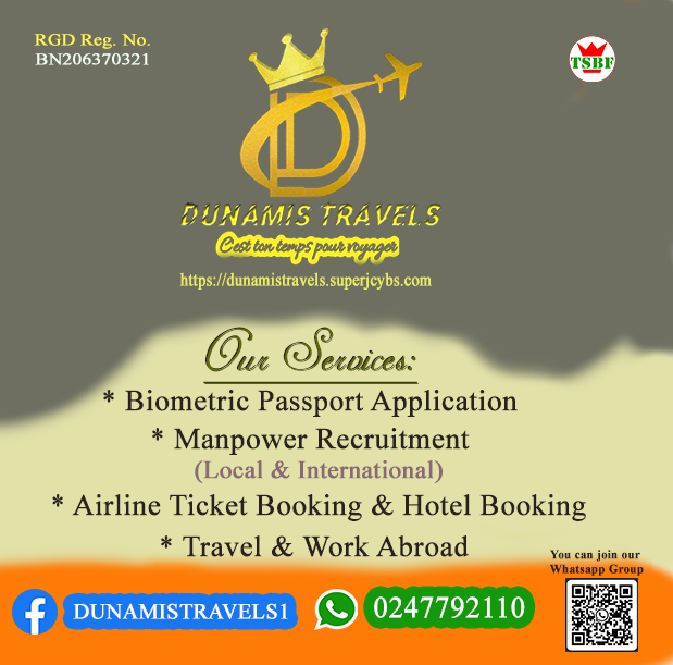 Dunamis Travels (Ghana) - Our sister firm