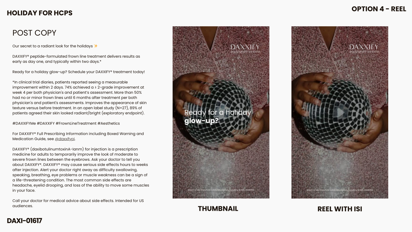 DAXXIFY® - Holiday for HCPs Social Toolkit - Option 4 DAXI-01617.pdf