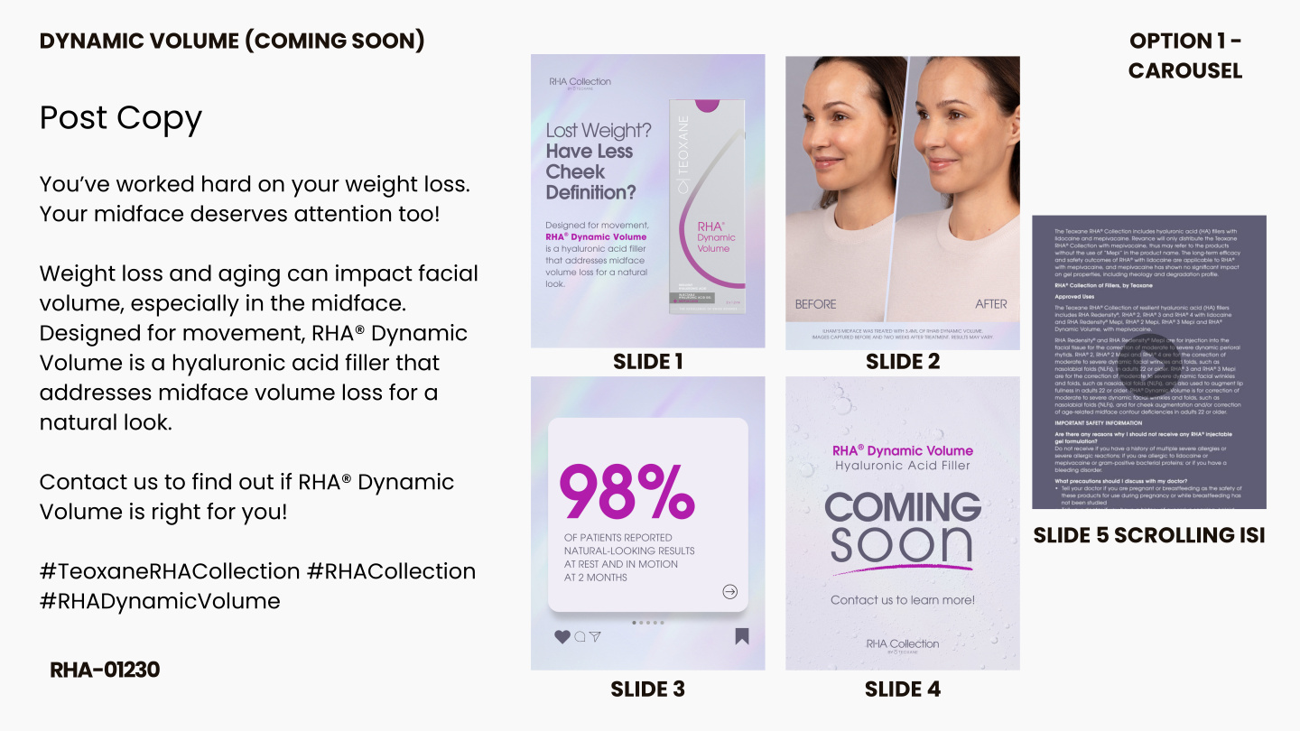 Teoxane RHA® Collection - Dynamic Volume Coming Soon Social Toolkit - Option 1 RHA-01230.pdf