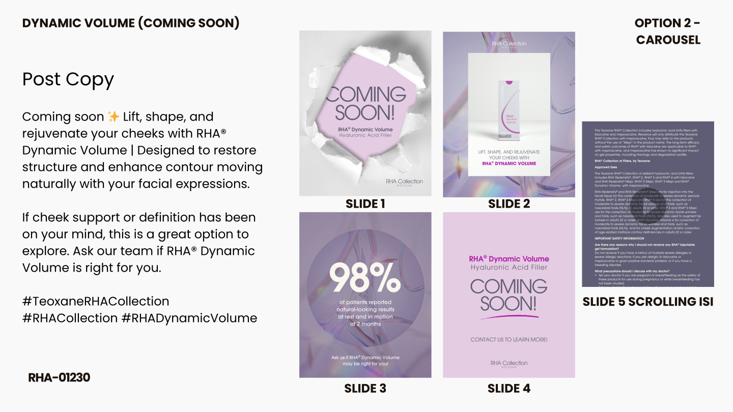 Teoxane RHA® Collection - Dynamic Volume Coming Soon Social Toolkit - Option 2 RHA-01230.pdf