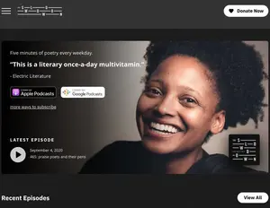 Screen Shot of The Slowdown website