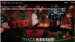 Tracie Keesee - How Police and the Public can Create Safer Neighborhoods  screenshot of ted talk