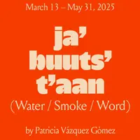 cream text on orange background reads 