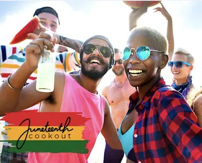 Photo of people enjoying a party, with 