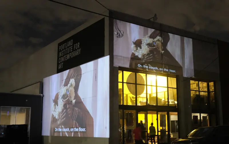 Jaamil Olawale Kosoko-s American Chameleon: The Living Installments outdoor screening with Mobile Projection Unit, TBA:20 - Photo credit Tojo Andrianarivo   .jpg