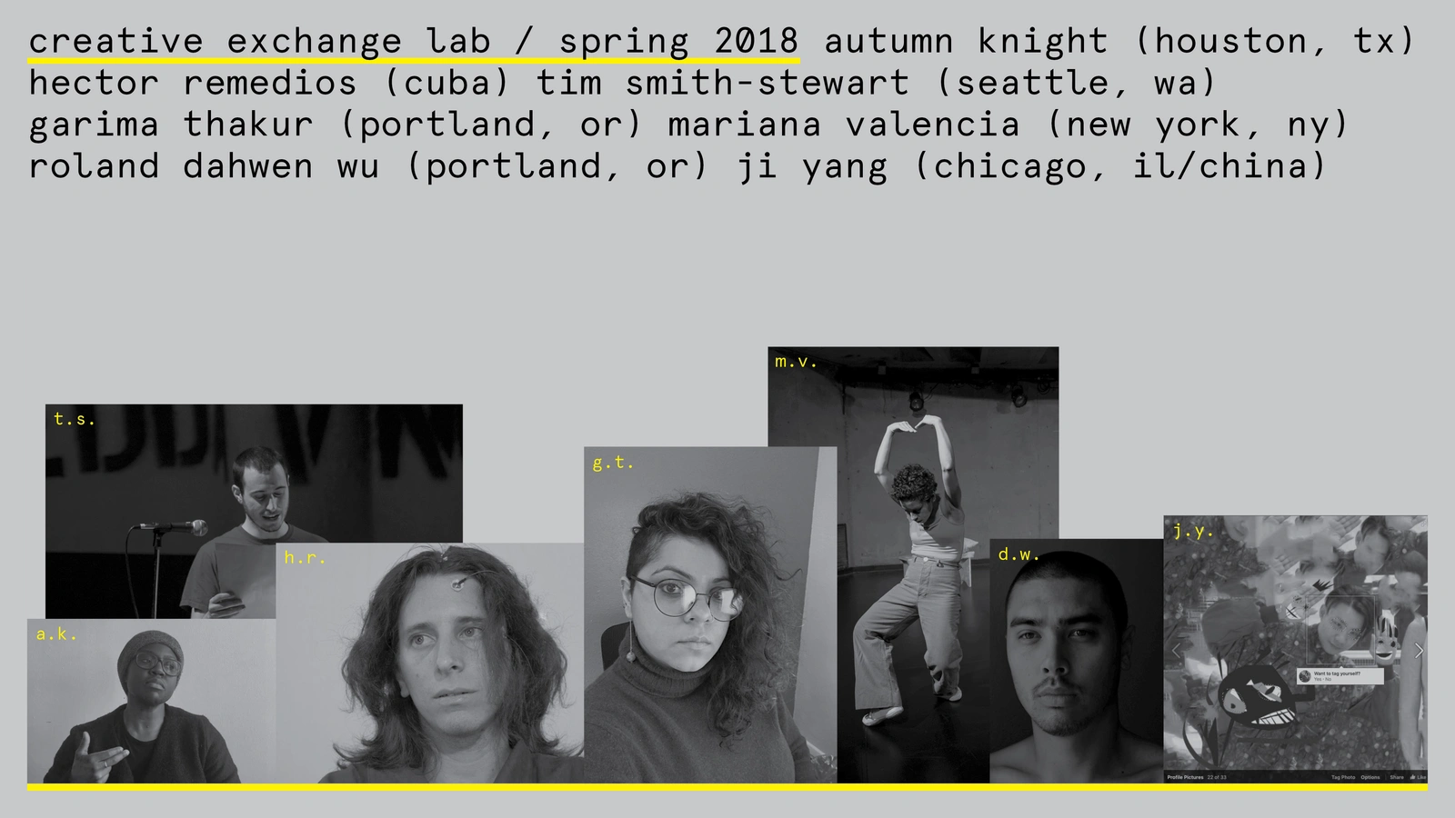 Creative Exchange Lab: Meet The Artists