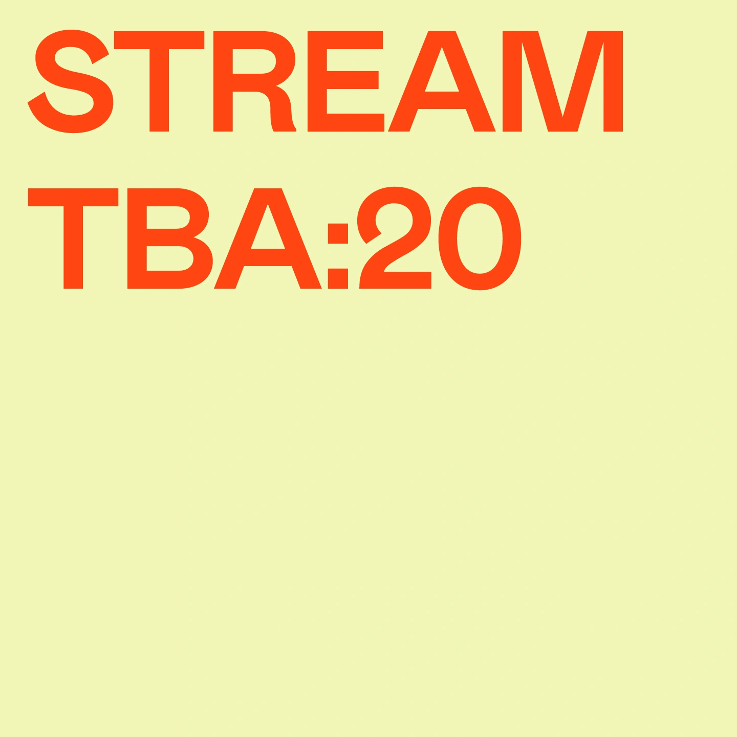TBA:20 STREAMING