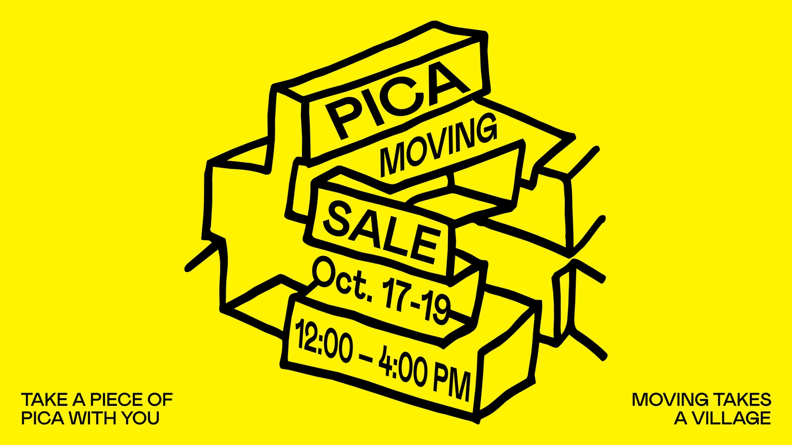 PICA Moving Sale!
