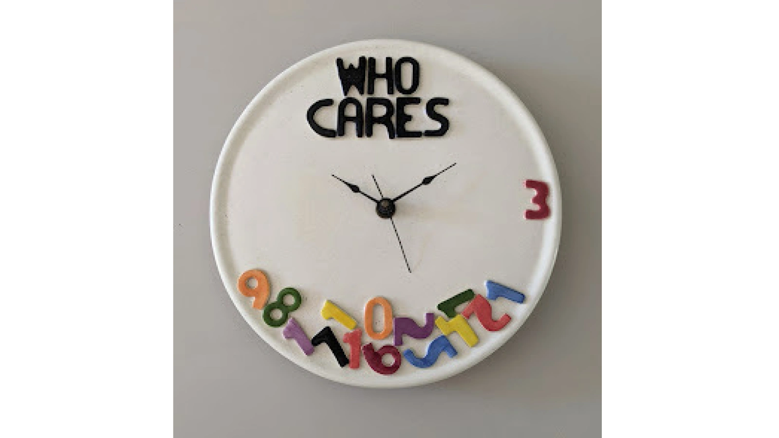 TBA:21 Eileen Isagon Skyers THE WHO CARES CLOCK (T.W.C.C.)
