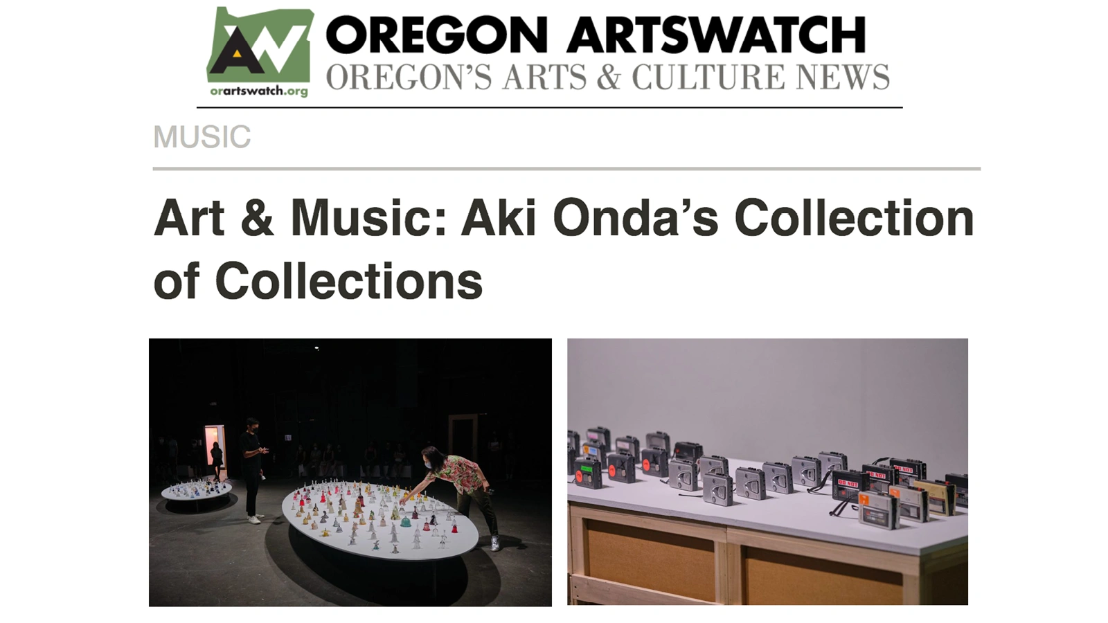 Art & Music: Aki Onda’s Collection of Collections