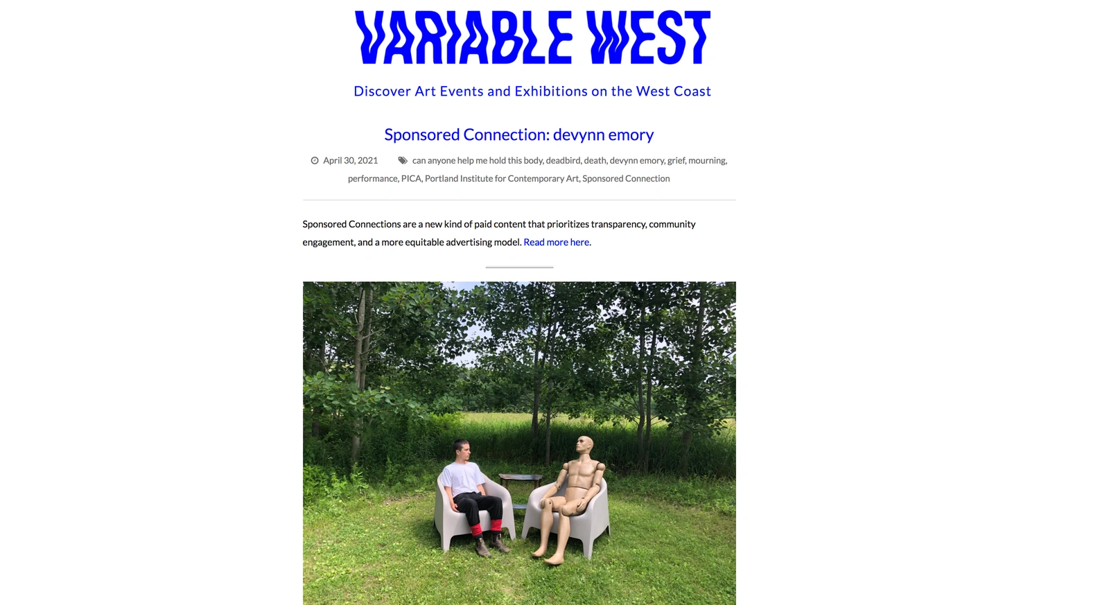 Variable West's Sponsored Connection: devynn emory