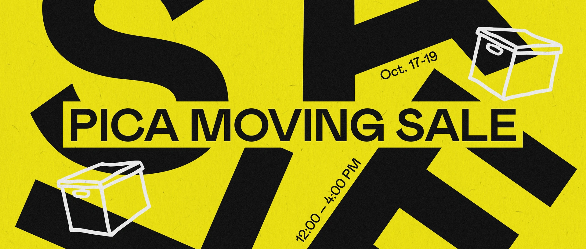 PICA Moving Sale: Help Lighten Our Load! 