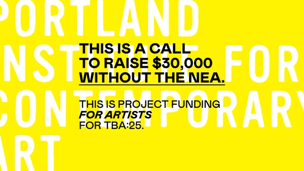 This is a call to raise $30,000 without the NEA.