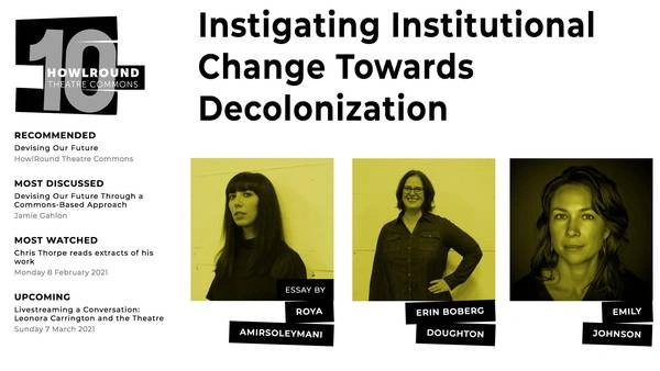Instigating Institutional Change Towards Decolonization