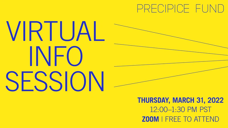 Precipice Fund Round 10 Virtual Information Session