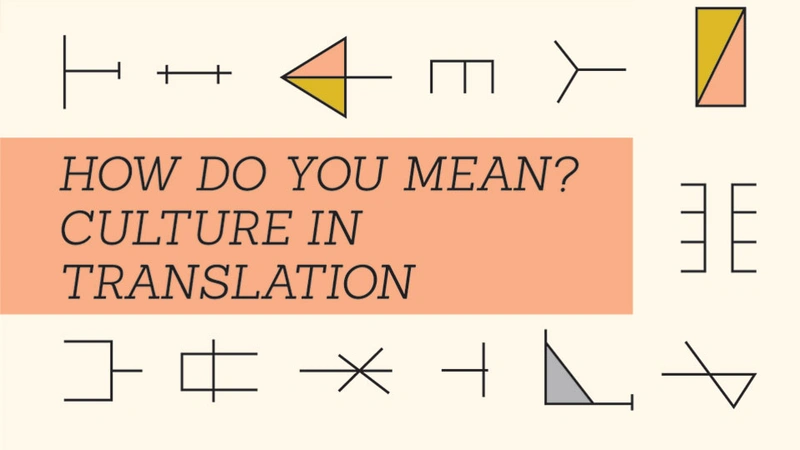 How Do You Mean? Culture in Translation