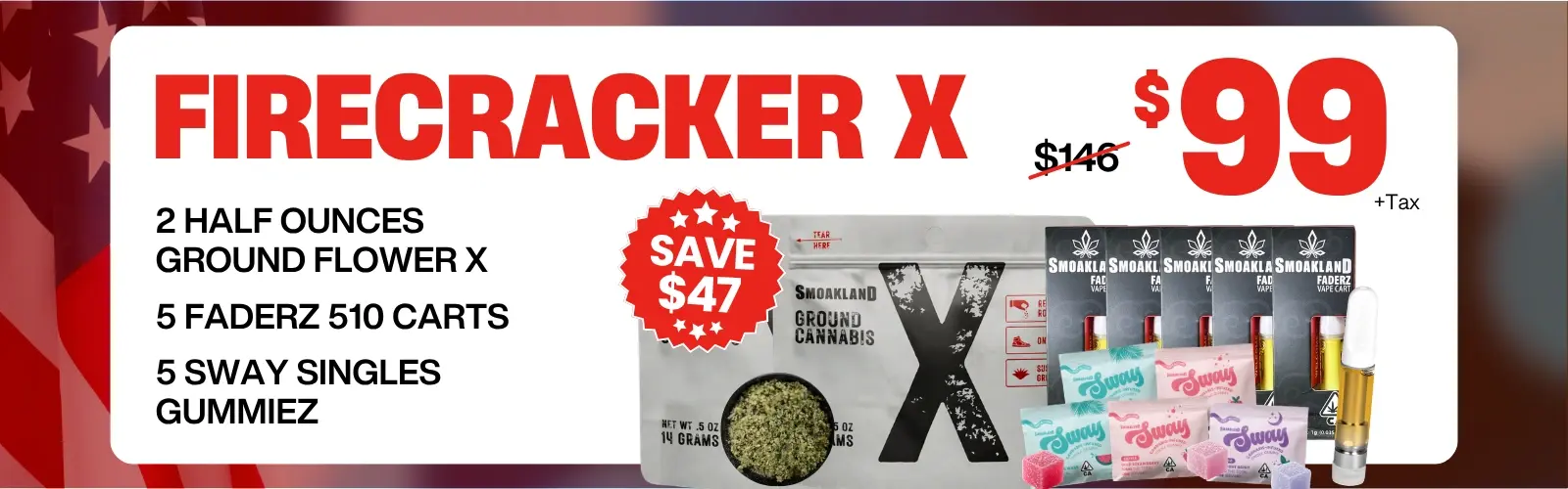 smoakland 4th of july sale firecracker x