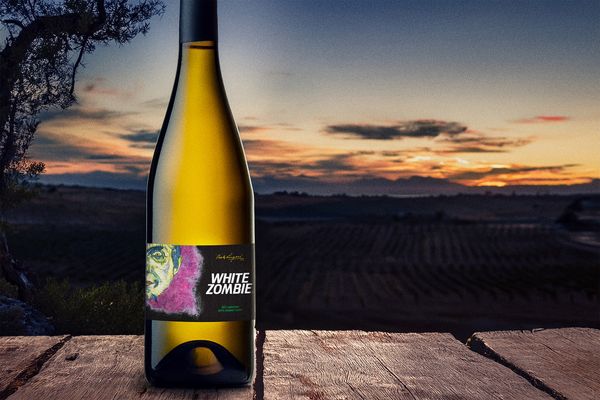 White Zombie Chardonnay Label (front)