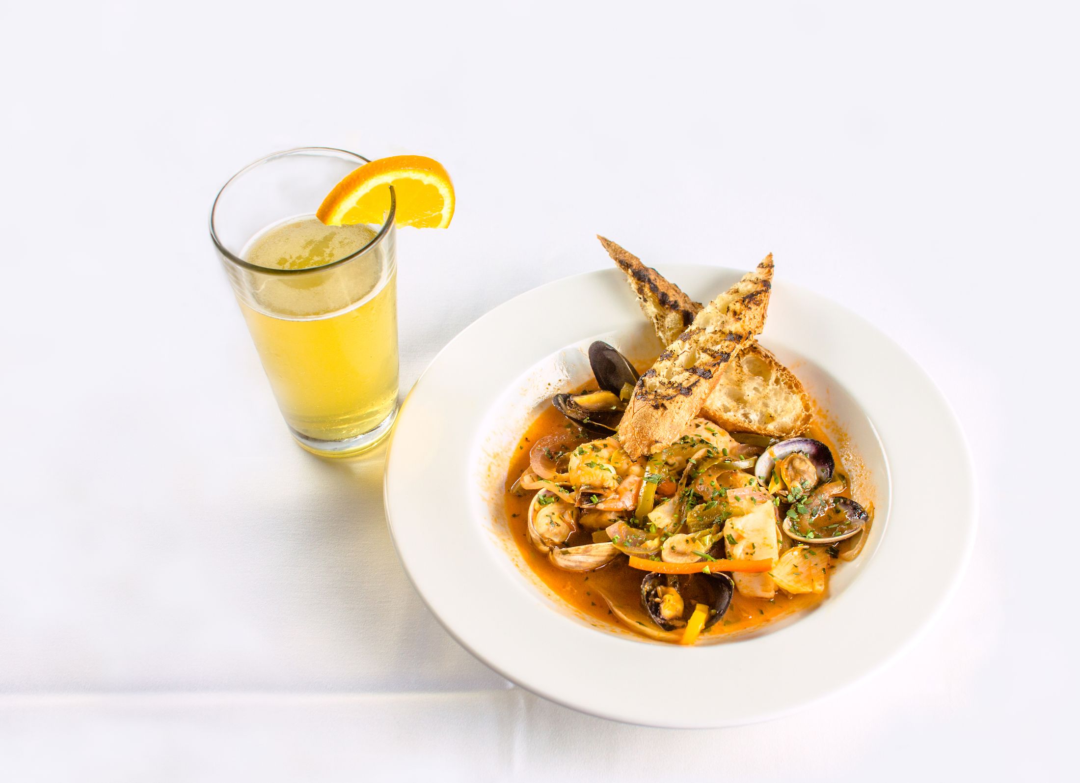 Cioppino & A Beer For Lunch